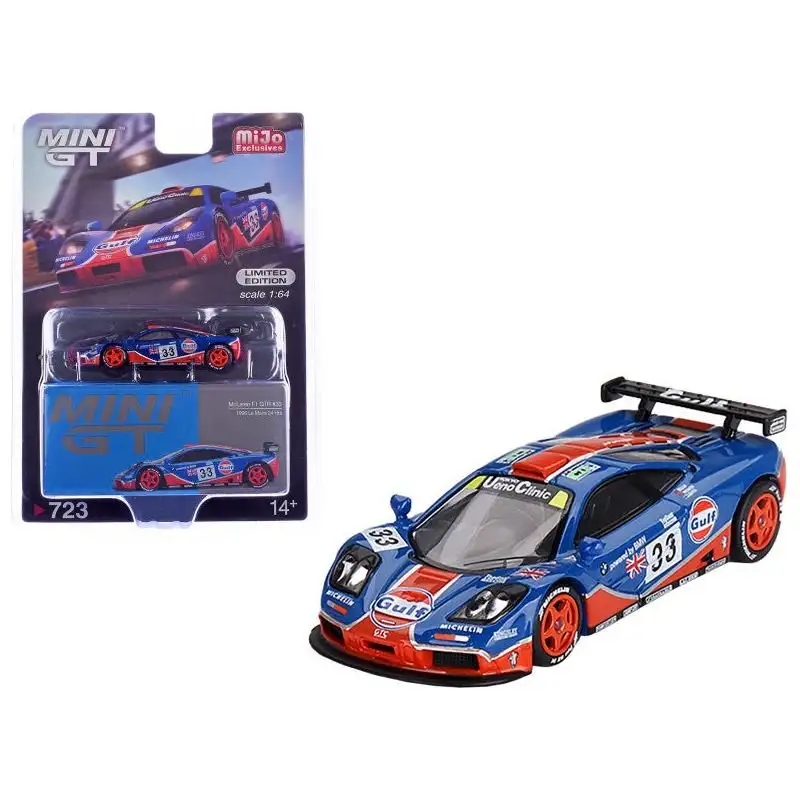 McLaren F1 GTR #33 John Nielsen - Thomas Bscher - Peter Kox "West Competition" "24 Hours of Le Mans" (1996) Limited Edition 1/64 Diecast Model Car by Mini GT
