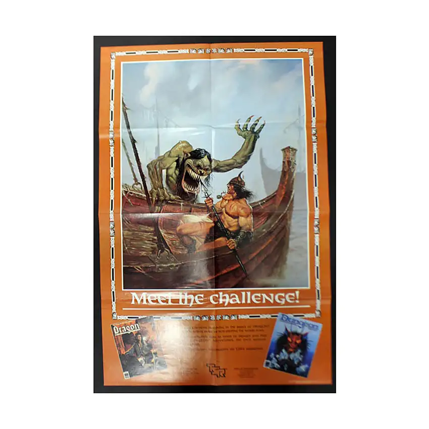 Poster - Dragon/Dungeon, Meet the Challenge