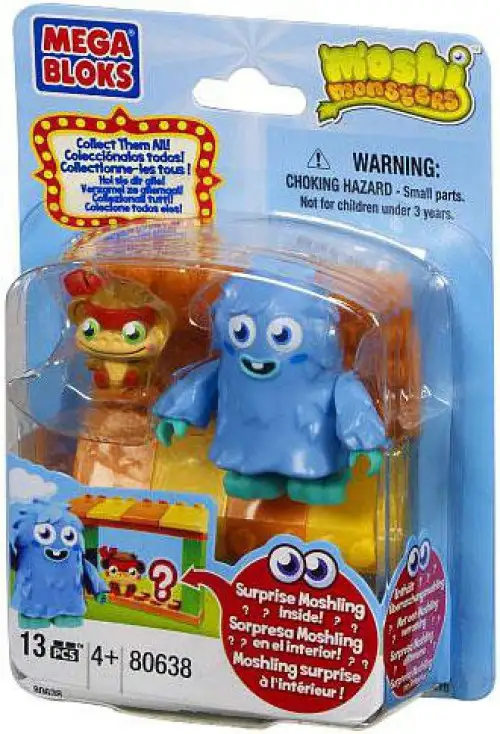 Mega Bloks Moshi Monsters Moshlings Zoo and Furi Set #80638 [Loose]