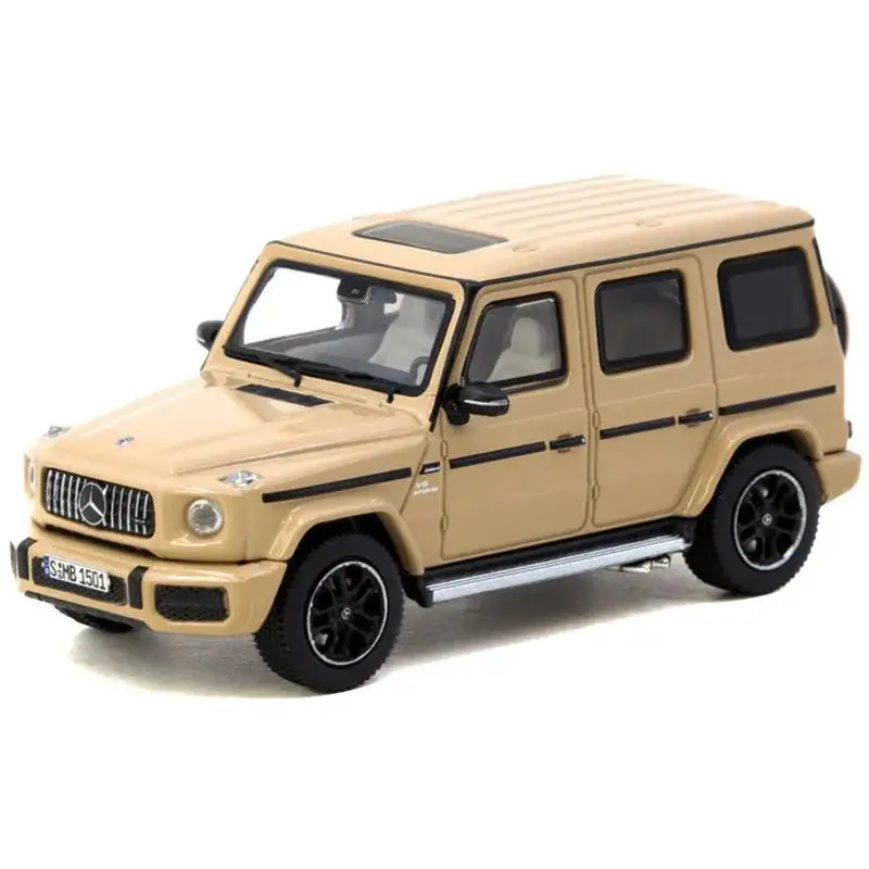 Mercedes-AMG G 63 Brown "Road64" Series 1/64 Diecast Model Car by Tarmac Works