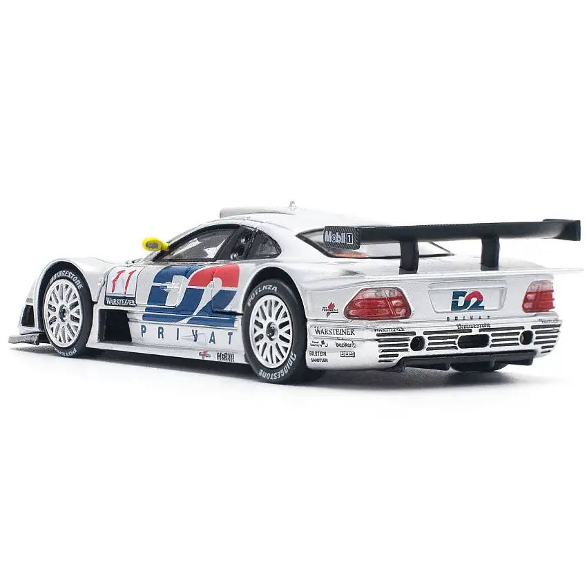 Mercedes-Benz CLK GTR #11 "D2 Privat" "FIA GT Championship" (1997) 1/64 Diecast Model Car by Pop Race