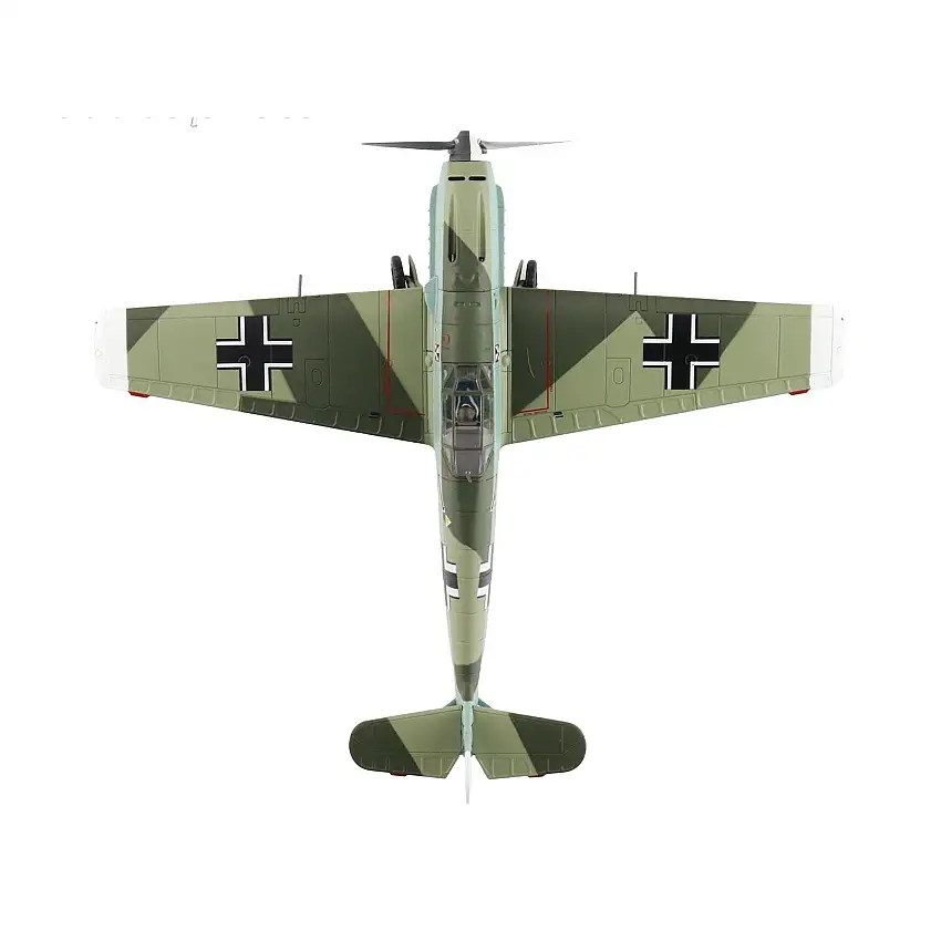 Messerschmitt BF 109E-4 Fighter Aircraft "Franz von Werra II/JG-3" (1940) German Luftwaffe "Air Power Series" 1/48 Diecast Model by Hobby Master