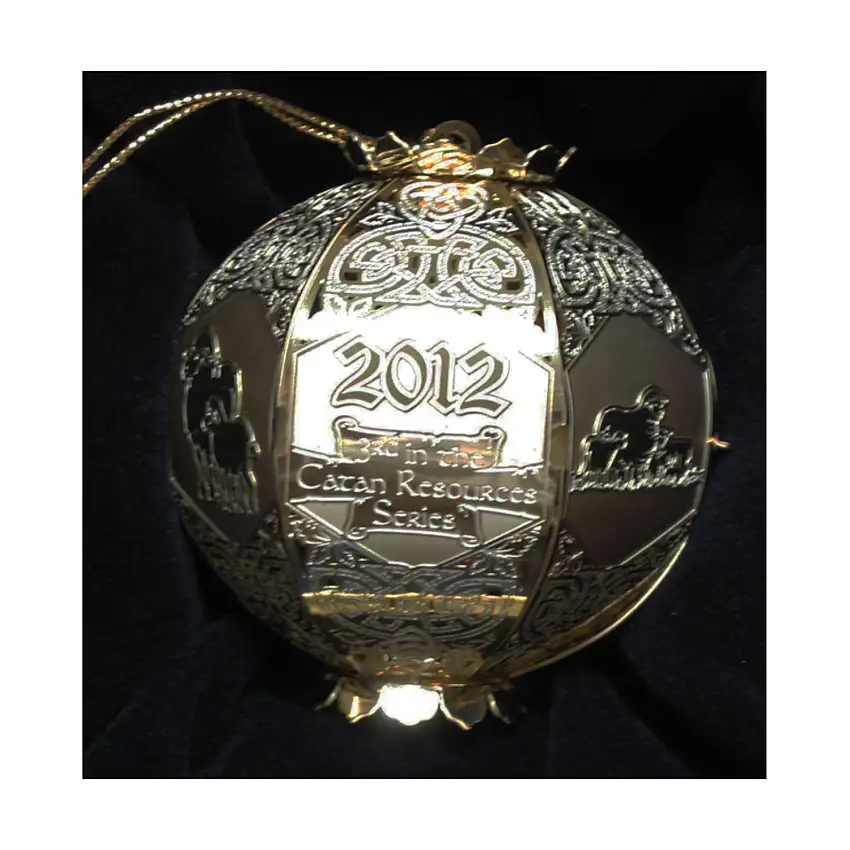 2012 Cut Brass Catan Ornament - Sheep