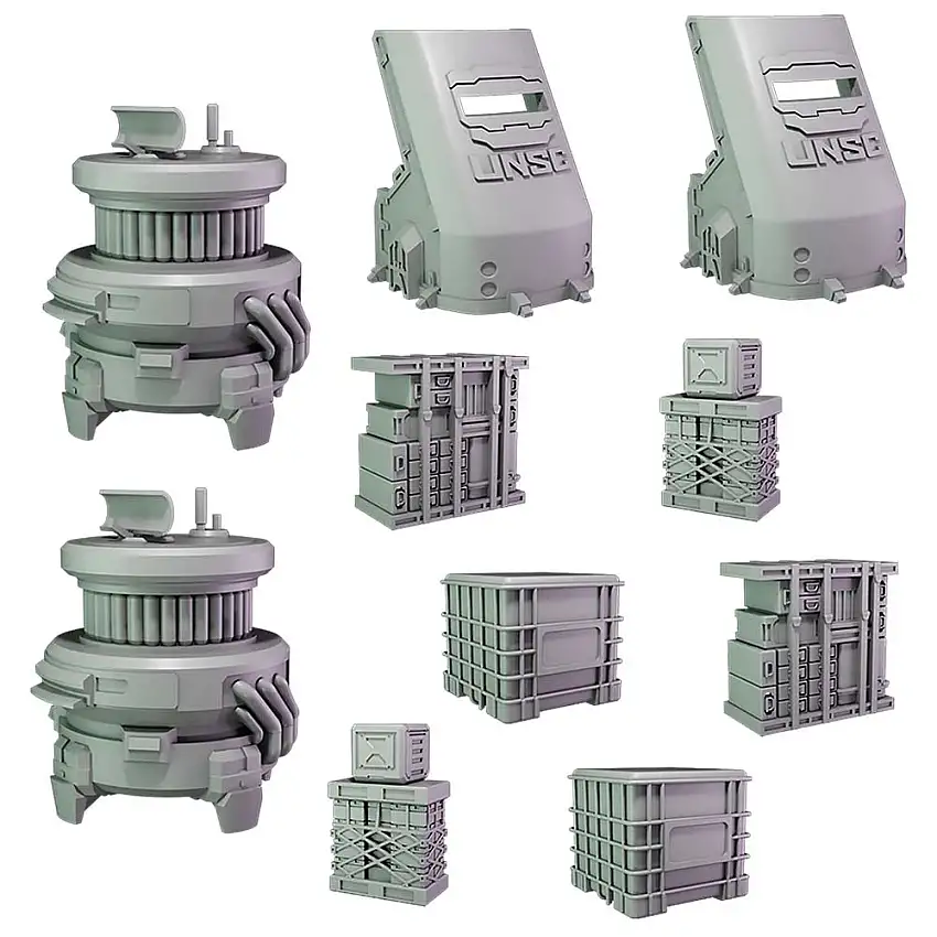 Halo UNSC Scenery Set (New Arrival)
