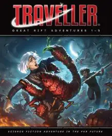 MGP40142 Mongoose Publishing Traveller Role Playing Game: Great Rift Adventures 1-5