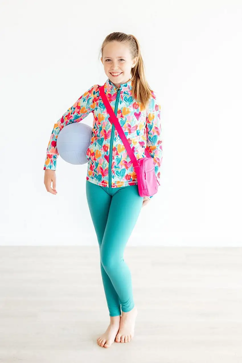 Turbo Teal Active Legging