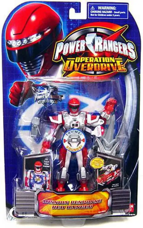 Power Rangers Operation Overdrive Mission Response Red Ranger Action Figure [Damaged Package]