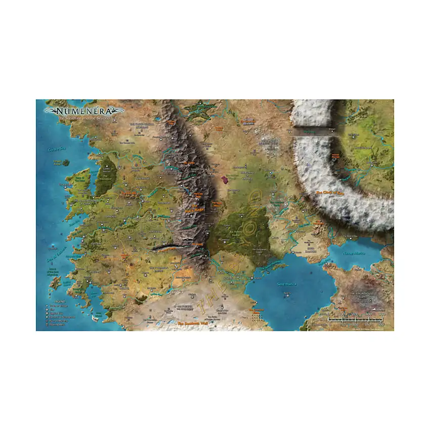 Poster Map #13 - Numenera, Map Pack 1