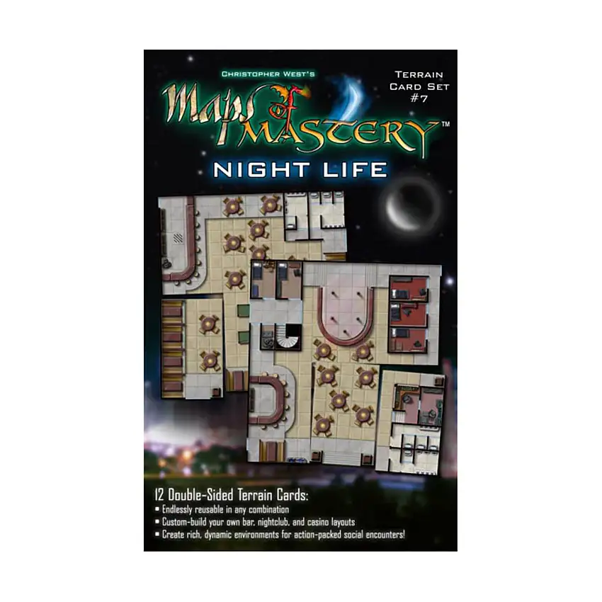 Terrain Card Set #7 - Night Life