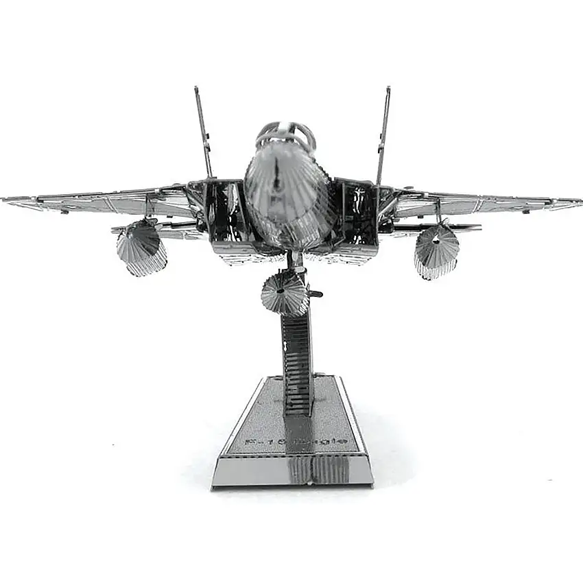 Model Kit McDonnell Douglas F-15 Eagle Fighter Aircraft (Moderate Difficulty) Steel Model by Metal Earth