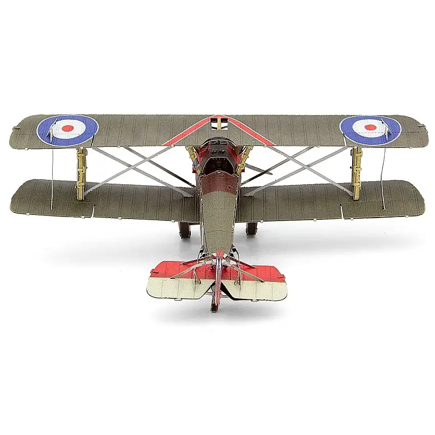 Model Kit Sopwith Camel Aircraft "World War I" British Royal Flying Corps (Moderate Difficulty) Steel Model by Metal Earth