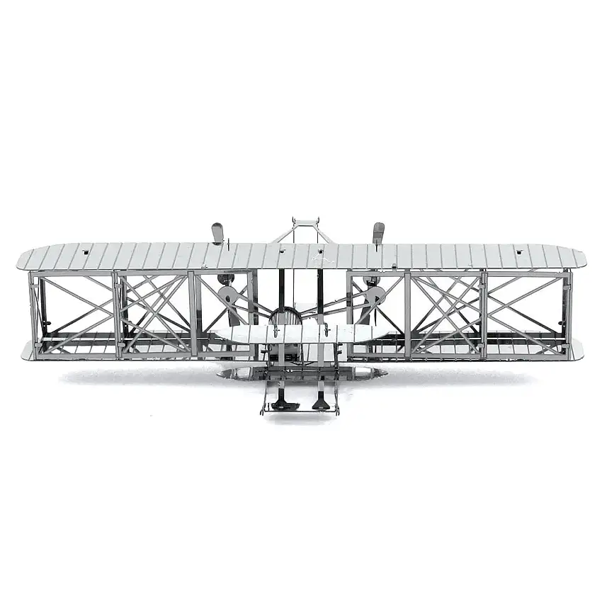 Model Kit Wright Brothers Airplane (Moderate Difficulty) Steel Model by Metal Earth