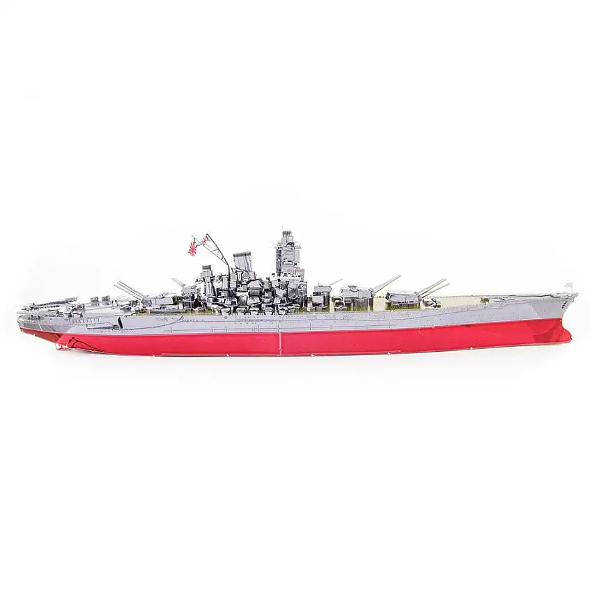 Model Kit Yamato Battleship "Imperial Japanese Navy" (Challenging Difficulty) Steel Model by Metal Earth