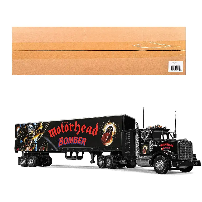"Motorhead Bomber" Transport Truck Black 1/50 Diecast Model by Corgi