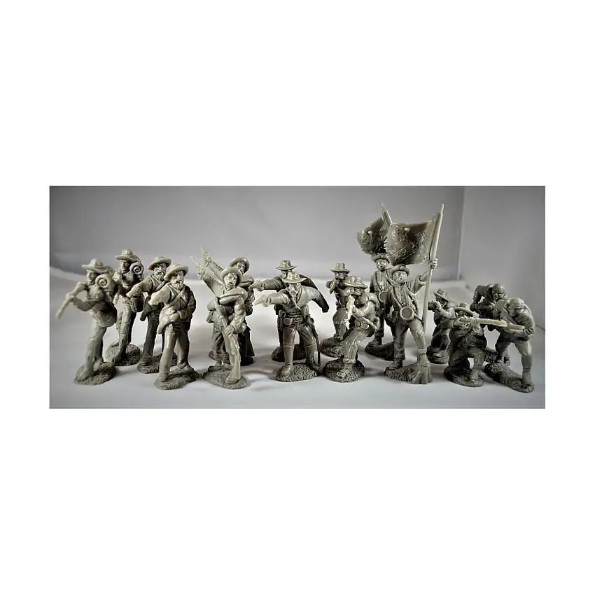 #06A - Confederate Firing Line Infantry, Gray