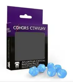 MUH0860122 Modiphius Cohors Cthulhu Roleplaying Game: Atlantean Crystal Dice Pack