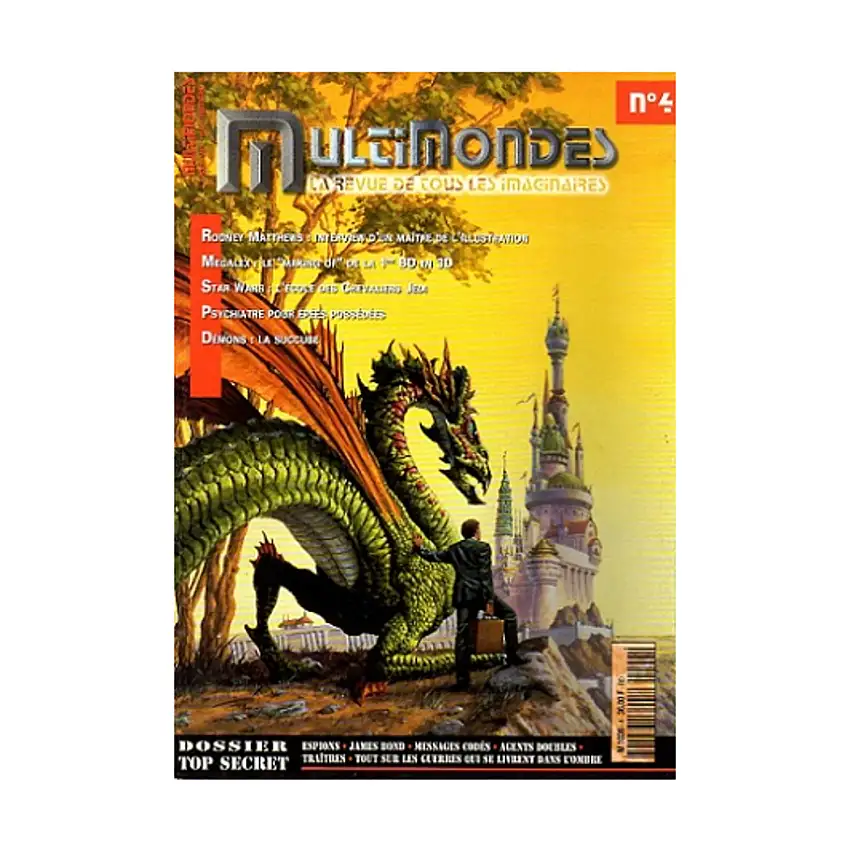 #4 "Rodney Matthews Interview, Jedi Academy, Top Secret Dossiers"