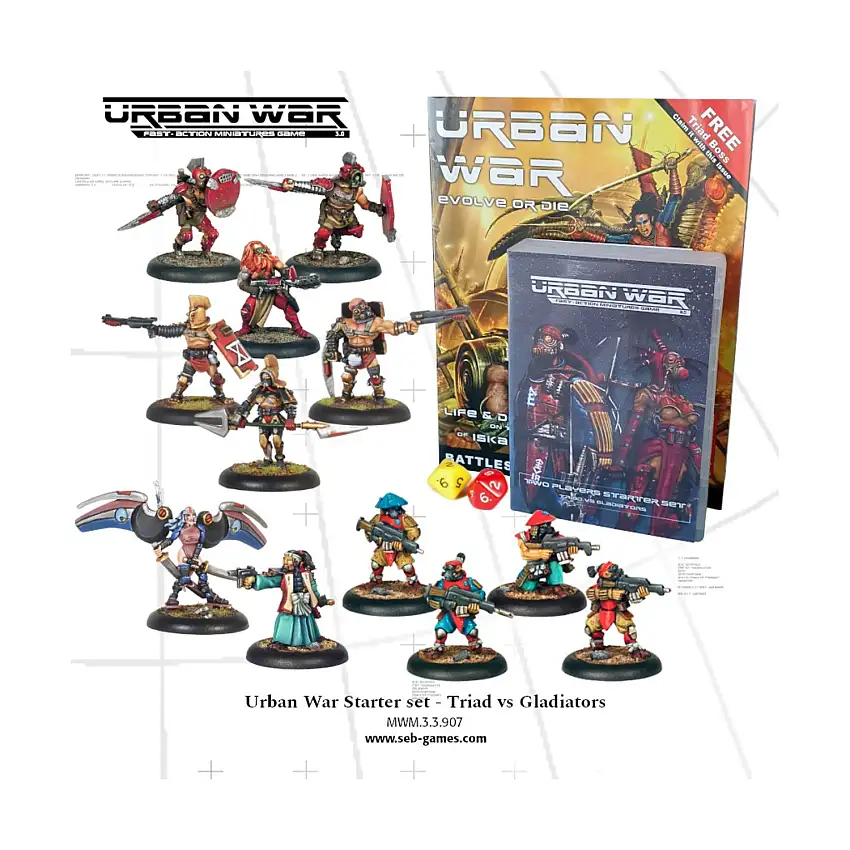Urban War Starter Set - Triad vs. Gladiators