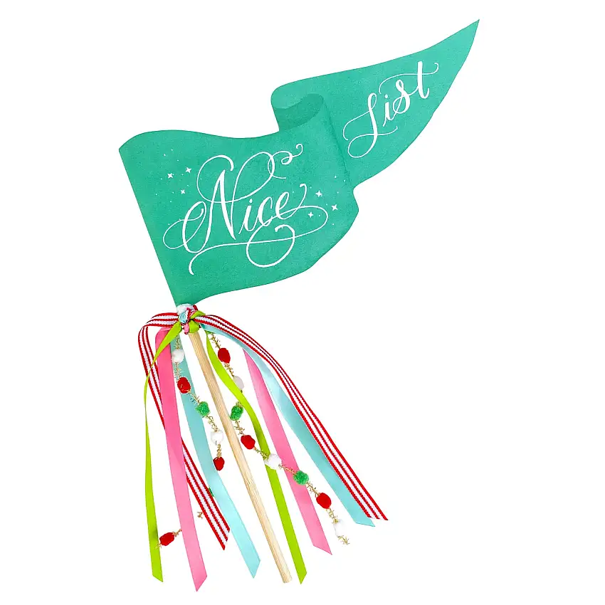 Nice List Party Pennant