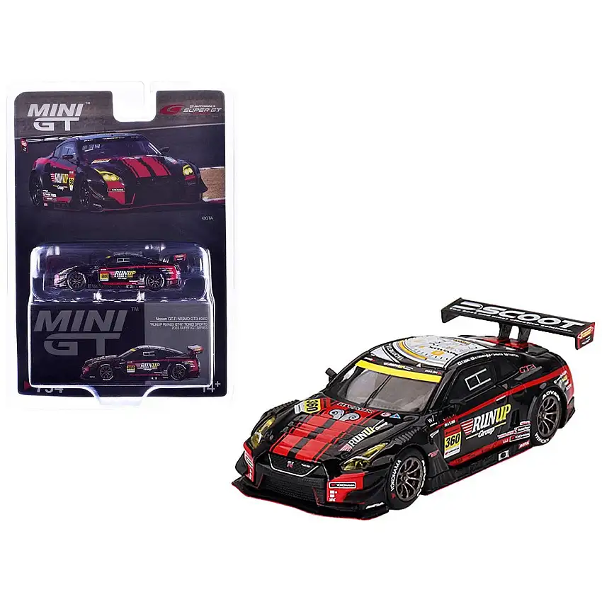 Nissan GT-R NISMO GT3 #360 Takayuki Aoki - Atsushi Tanaka - Takuya Otaki - Yusaku Shibata "Tomei Sports" "Super GT Series" (2023) Limited Edition 1/64 Diecast Model Car by Mini GT