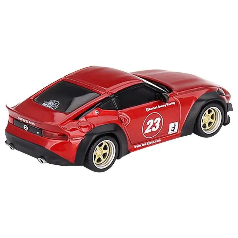Nissan Z "Pandem" #23 Passion Red Metallic Limited Edition to 6600 pieces Worldwide 1/64 Diecast Model Car by Mini GT