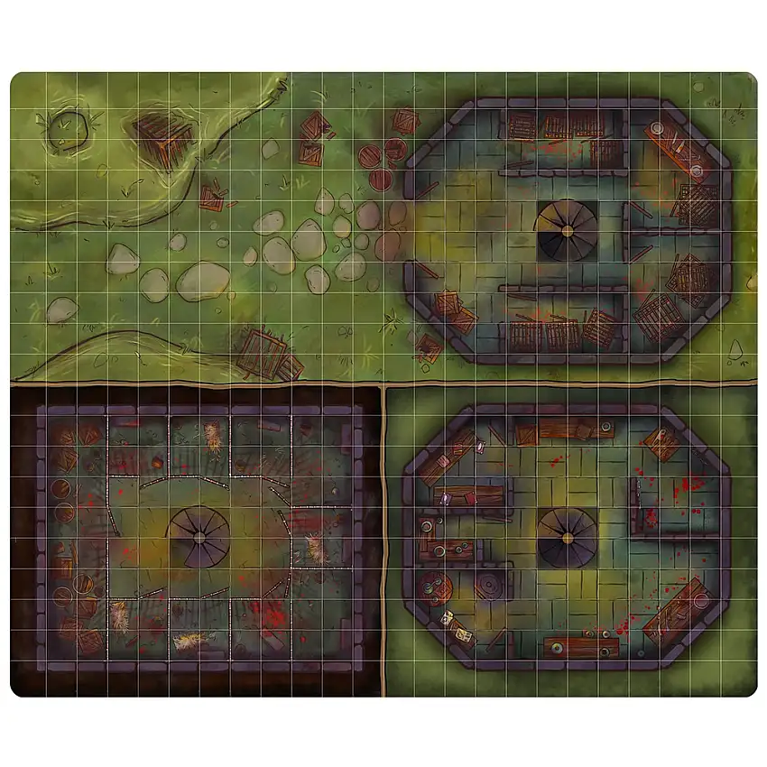 Next Level Miniatures: Wet-Erase Vinyl Game Mat - Stitcher's Workshop