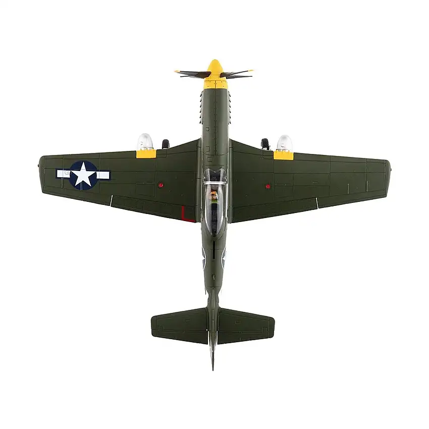 North American P-51D Mustang Fighter Aircraft "413926 375th Fighter Squadron 8th Air Force" (1944) United States Army Air Forces "Air Power Series" 1/48 Diecast Model by Hobby Master