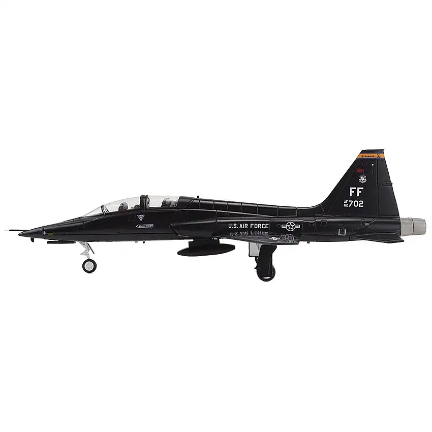 Northrop T-38A Talon Aircraft "62-3702 7th Fighter Training Squadron Hampton Langley Air Force Base" (2023) United States Air Force "Air Power Series" 1/72 Diecast Model by Hobby Master