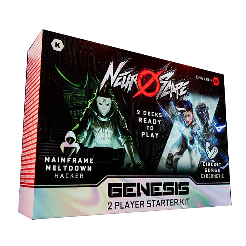 Neuroscape TCG: Genesis - 2-Player Starter Kit (Hacker/Cybernetic) (Preorder)