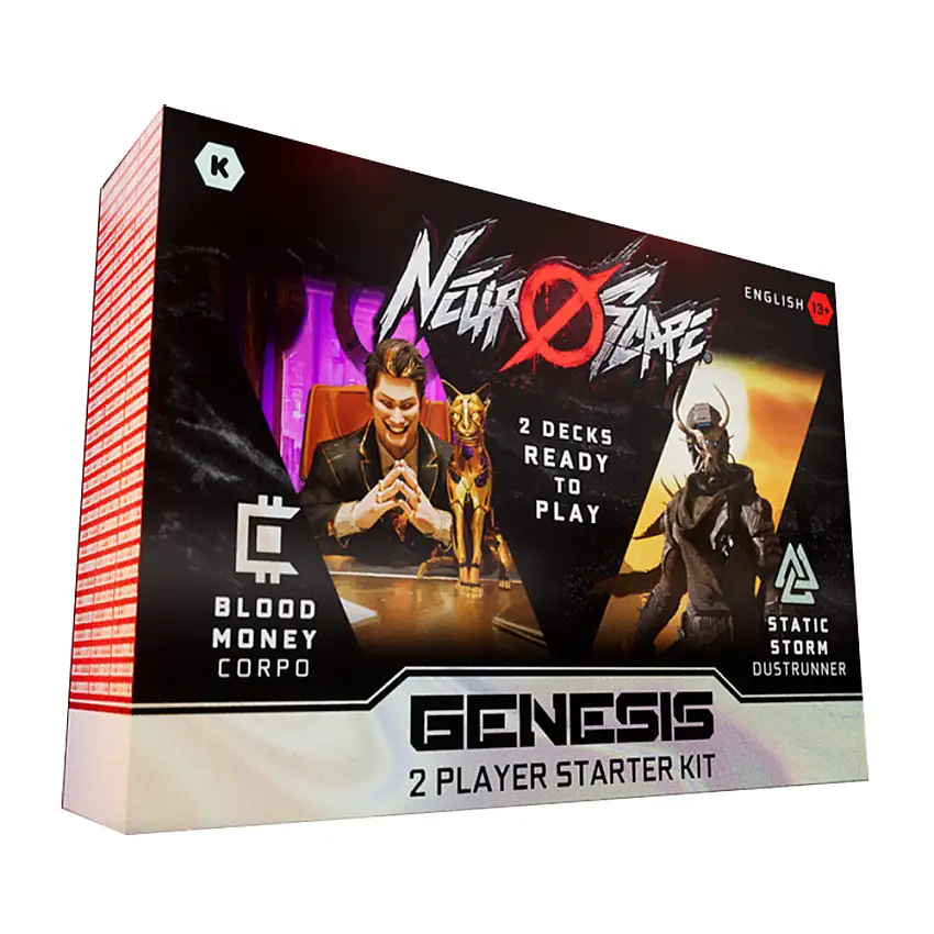 Neuroscape TCG: Genesis - 2-Player Starter Kit (Corpo/Dustrunner) (Preorder)