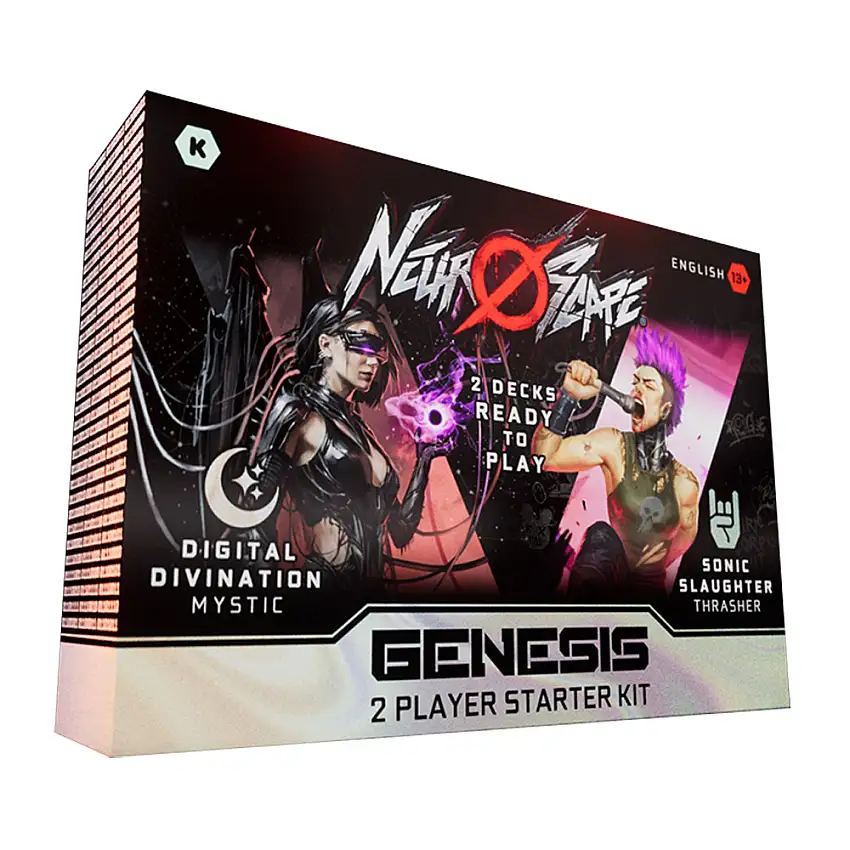 Neuroscape TCG: Genesis - 2-Player Starter Kit (Thrasher/Mystic) (Preorder)