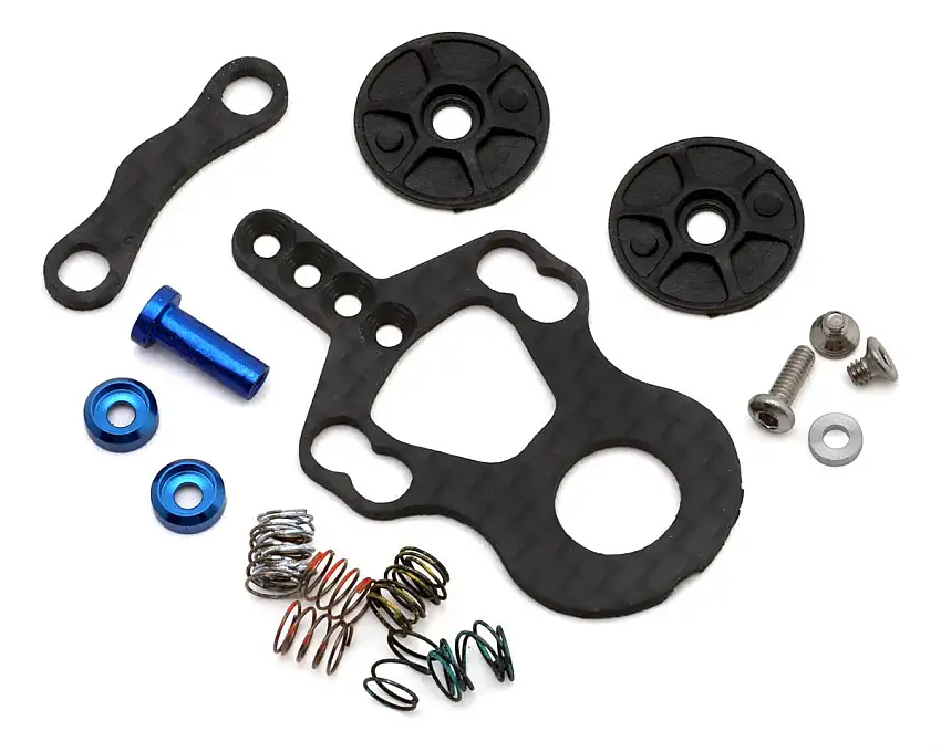 NEXX Racing Kyosho Mini-Z MR02/MR03 Multi Length Disk Damper Mount Set (Smooth Surface) (Blue)