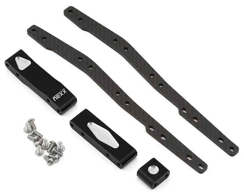 NEXX Racing MST RMX 2.5 Carbon Fiber Upper Deck Assembly (Black)