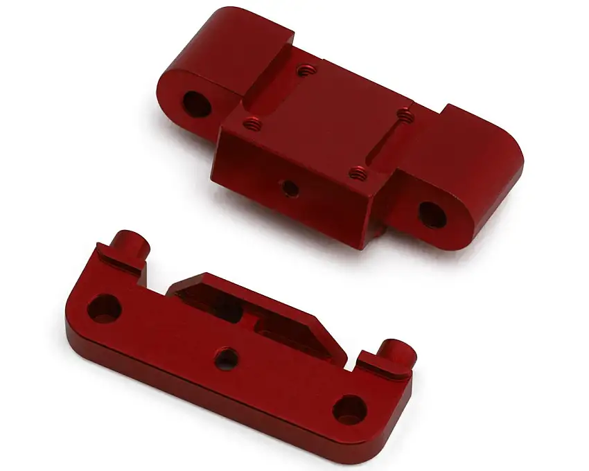 NEXX Racing Losi® Micro-B Aluminum Front Bulkhead (Red)