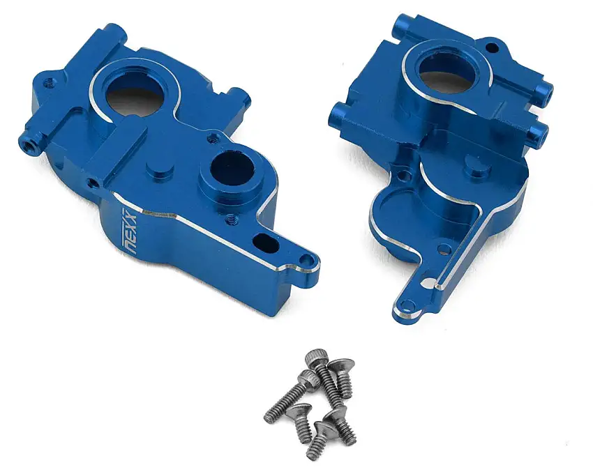 NEXX Racing Losi® Micro-B™ Aluminum Transmission Gear Box (Blue)
