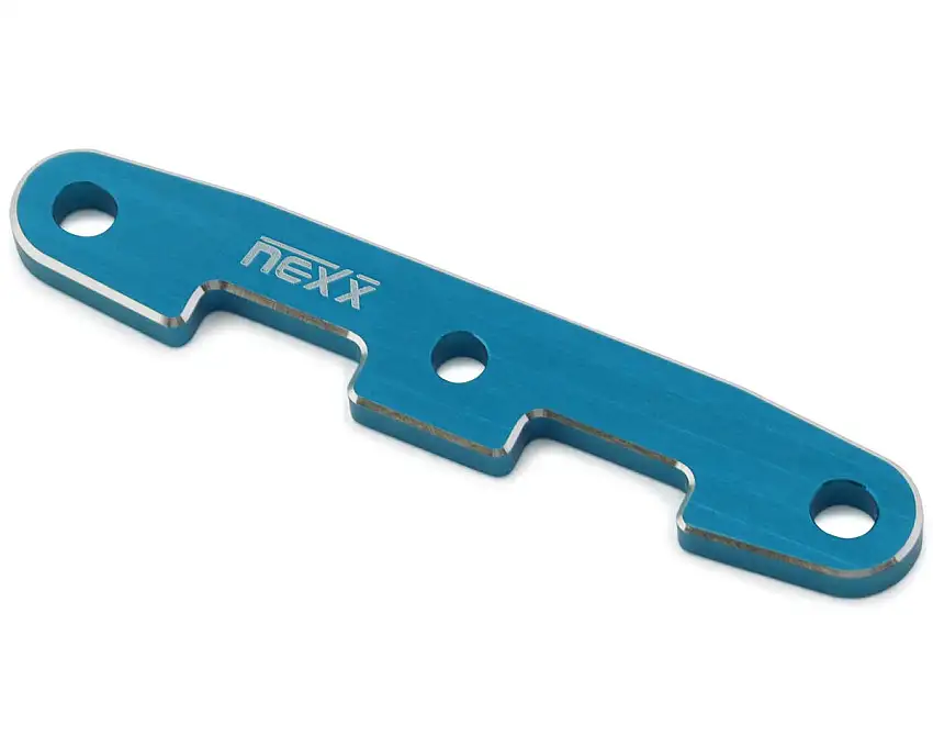 NEXX Racing Aluminum Hinge Pin Mount for Traxxas® Jato® 4x4 (Turquoise)