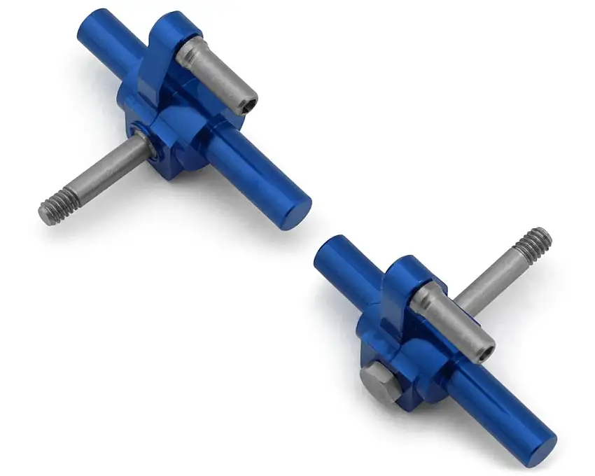 NEXX Racing Associated SR27 Aluminum Steering Knuckles (-2°) (Blue) (2)