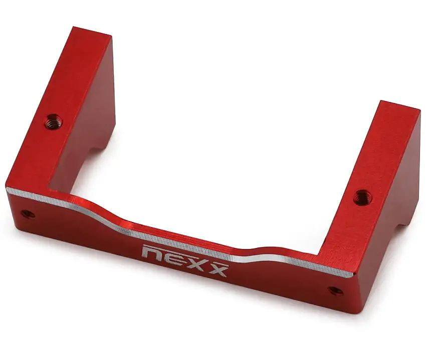 NEXX Racing Losi® Micro-B Aluminum Servo Mount (Red)