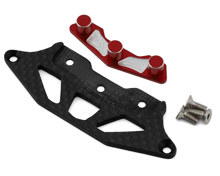 NEXX Racing MST FRX 3mm Carbon Fiber Front Lower Bumper Set (Red)
