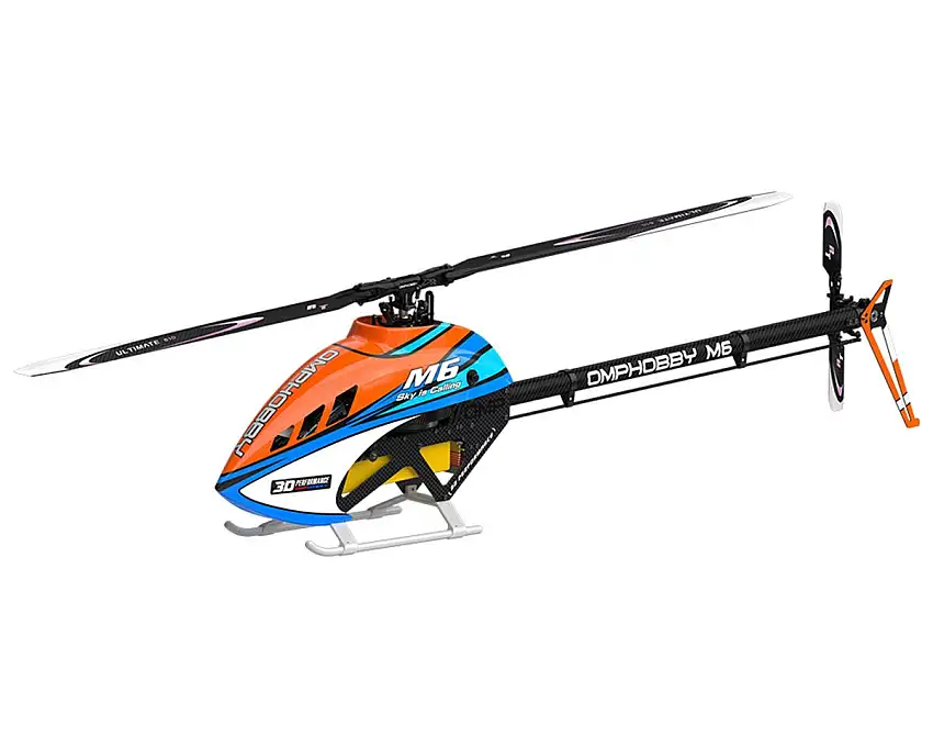 OMPHobby M6 600 Electric Helicopter Kit (Orange)
