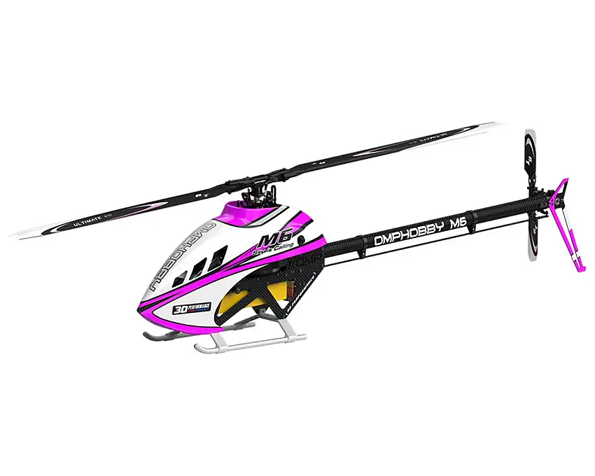 OMPHobby M6 600 Electric Helicopter Kit (Pink)