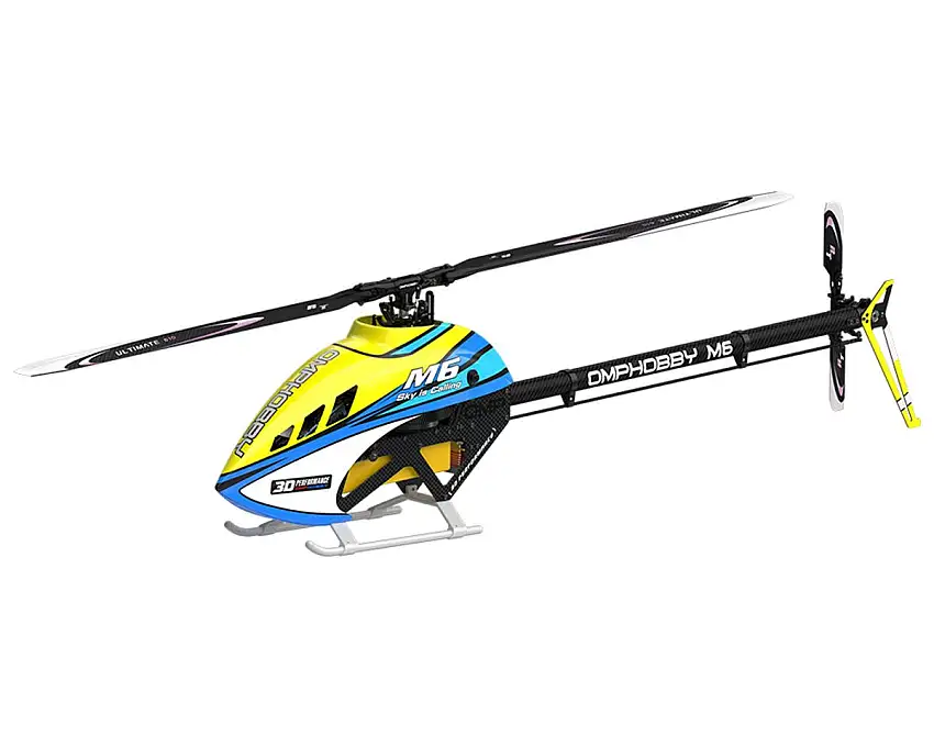 OMPHobby M6 600 Electric Helicopter Kit (Yellow)