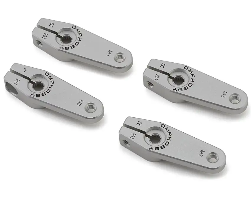 OMPHobby M7 Aluminum Metal Servo Arm Set (4) (25T)