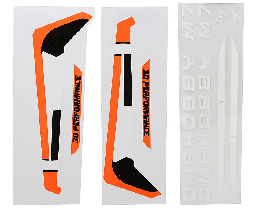 OMPHobby M7 Decal Sheet Sheet (Orange)