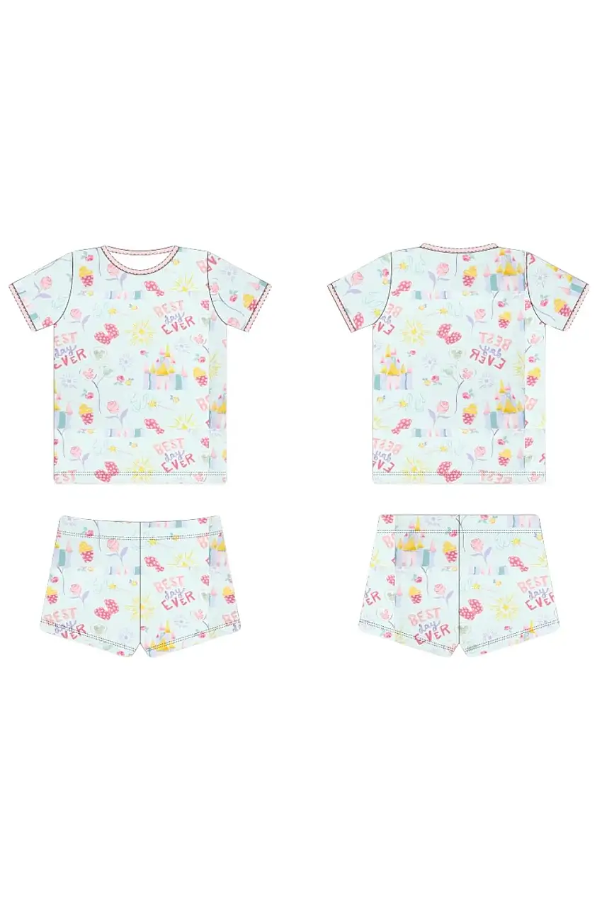 Best Day Ever Shirt And Short Pajama Set