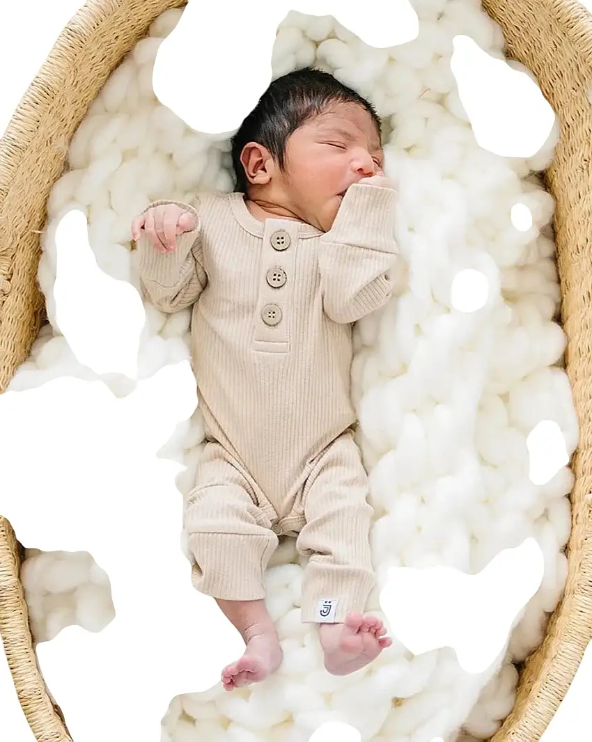 Organic Jumpsuit | Latte