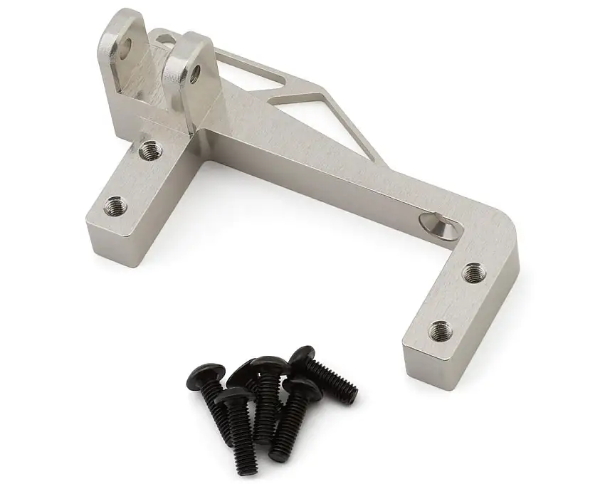 Team Ottsix Racing Wizard C2 CNC-Machined Aluminum Servo On Axle Mount (Silver)