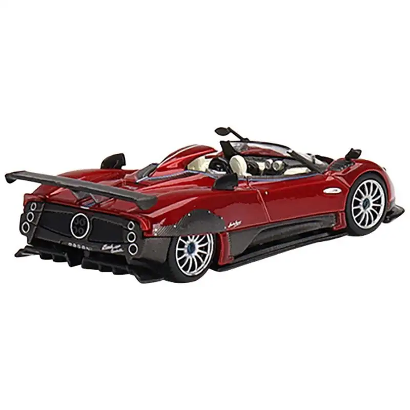 Pagani Zonda HP Barchetta Rosso Dubai Red Metallic Limited Edition to 2040 pieces Worldwide 1/64 Diecast Model Car by Mini GT