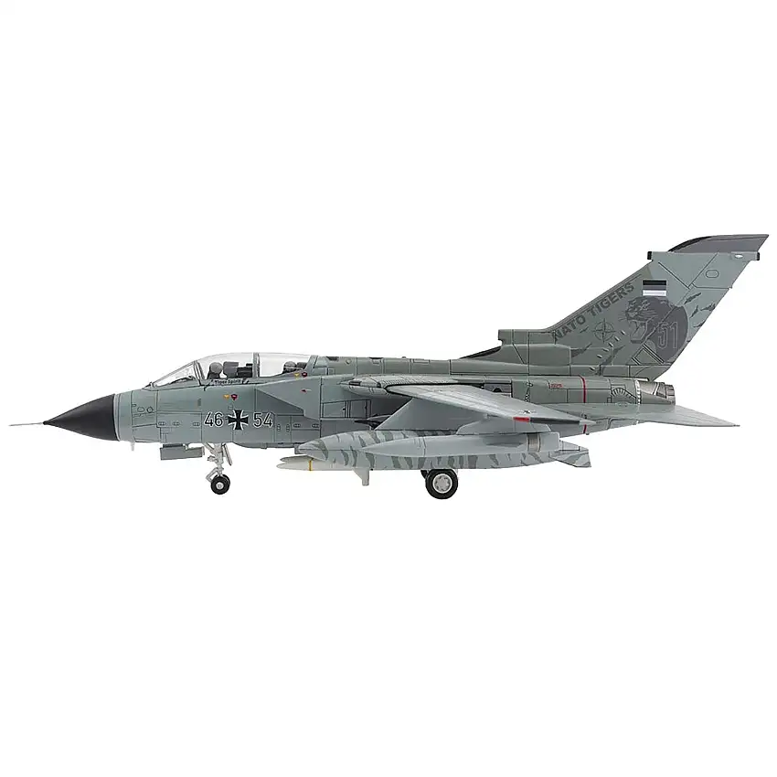 Panavia Tornado ECR Fighter-Bomber Aircraft "46+54 Tactical Air Wing 51 Schleswig-Jagel Air Base Germany" (2017) German Luftwaffe "Air Power Series" 1/72 Diecast Model by Hobby Master