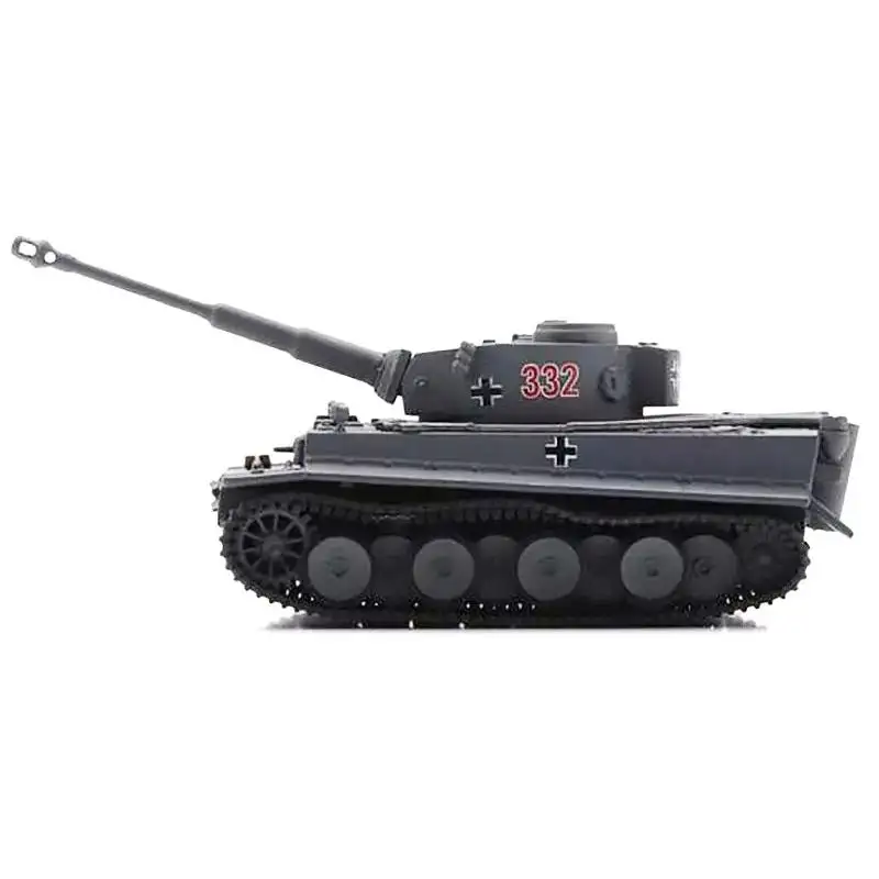 Panzerkampfwagen VI Tiger Tank #332 Gray "German Army" 1/87 (HO) Diecast Model Car by Schuco